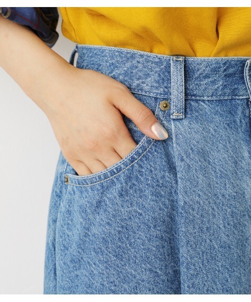 「RODEO CROWNS WIDE BOWL」 デニムスカート SMALL ブルー系その他 レディース_画像9