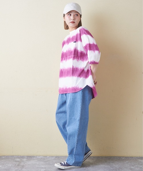 「CUBE SUGAR」 デニムパンツ M インディゴブルー レディース_画像9