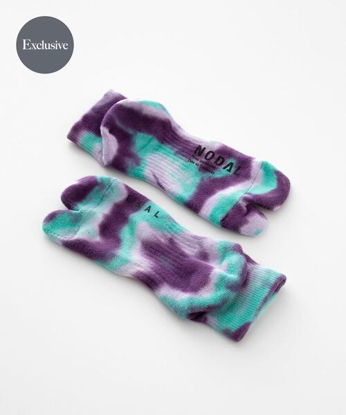 NODAL（ノーダル） 靴下 「別注」NODAL×EKAL Tie Dye Socks メンズ