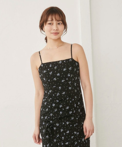 archives（アルシーヴ） ワンピース 花柄アシメドロストキャミ
