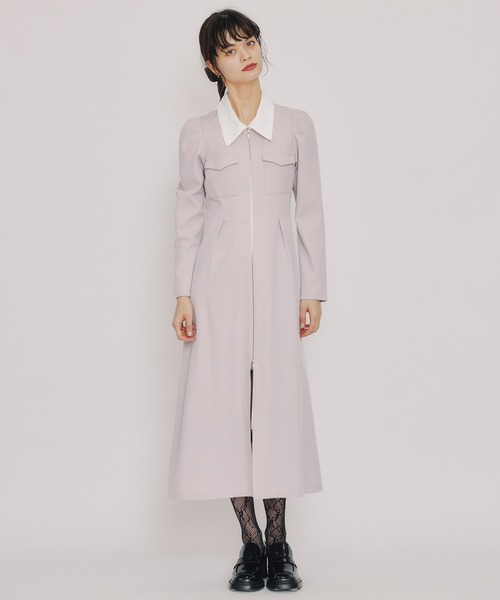 「REDYAZEL」 長袖ワンピース MEDIUM ブルー レディース_画像3