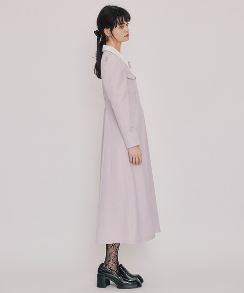 「REDYAZEL」 長袖ワンピース MEDIUM ブルー レディース_画像6