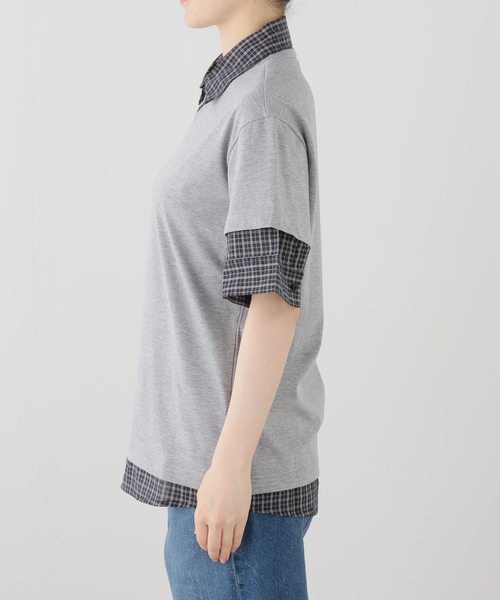 Gimaguas（ギマガス） tシャツ MAURI ポロ GREY レディース : ZOZOTOWN