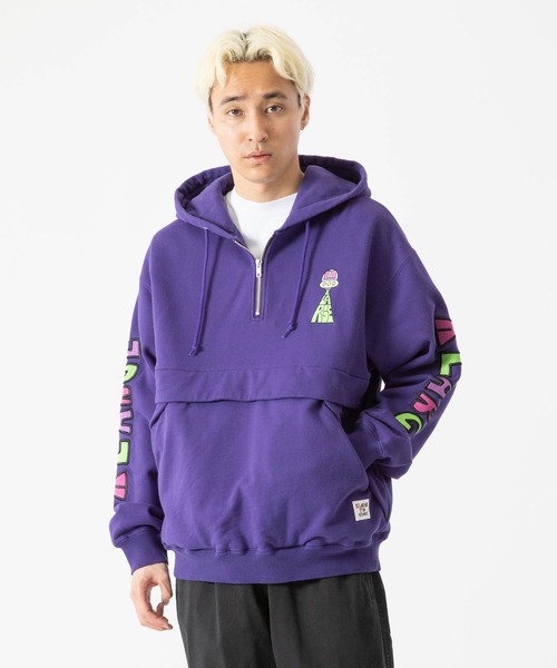 XLARGE（エクストラ ラージ） ジップアップパーカー L ブラック メンズ