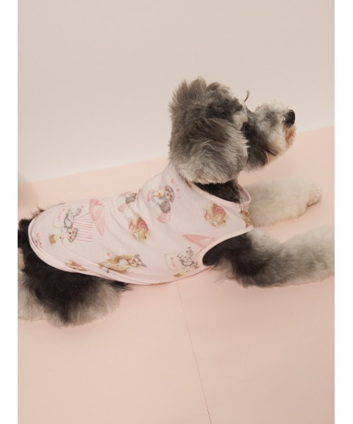 犬 服 「CAT＆DOG」「接触冷感」 ビーチ シュナウザー柄Coolingプルオーバー | gelato pique | 06