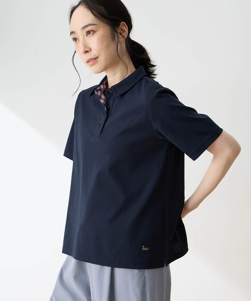新品タグ付☆ポロゴルフ　ポロシャツ 袖リボン　ラルフローレンTシャツイ未使用美品 DECOY SINCE 1981 tシャツ 半袖 「20thアニバーサリー」チェック柄