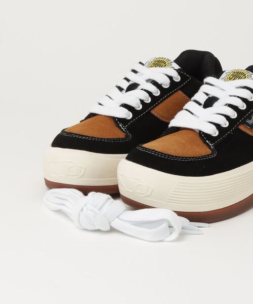 「BEAMS BOY」 ローカットスニーカー 37 ブラウン レディース_画像5