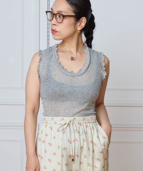 IENA LA BOUCLE（イエナラブークル） タンクトップ ノースリーブ