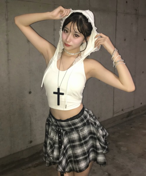 tinkerend（ティンカーエンド） タンクトップ ノースリーブ 「カップ