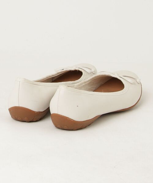 「Clarks」 フラットパンプス 5.5 ホワイト レディース_画像2