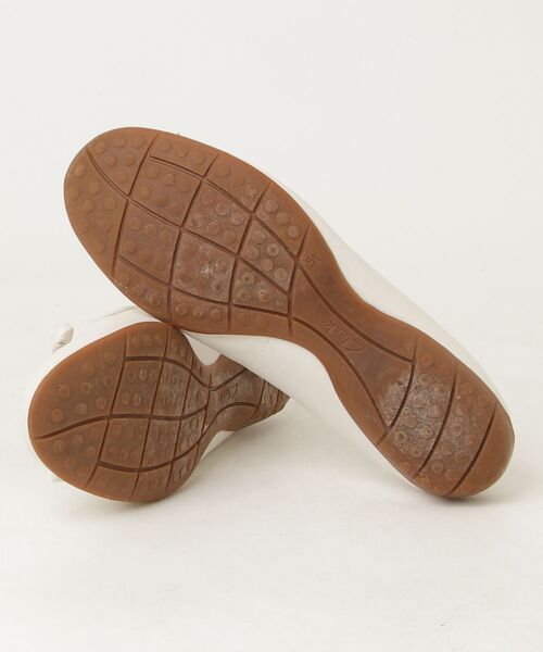 「Clarks」 フラットパンプス 5.5 ホワイト レディース_画像3
