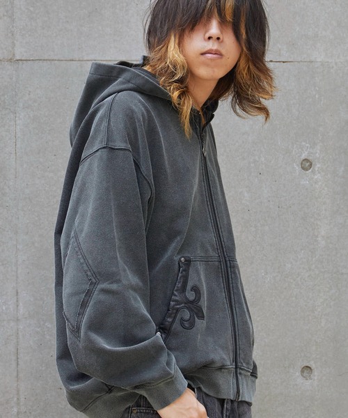 SUPPLIER ジップパーカー Mサイズ ブラック SUPPLIER（サプライヤー） ジップアップパーカー M ブラック メンズ