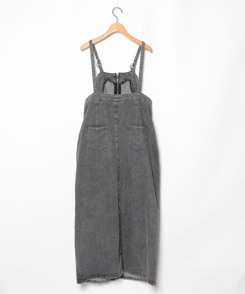 「Futier land」 サロペットスカート LARGE ブラック レディース_画像2