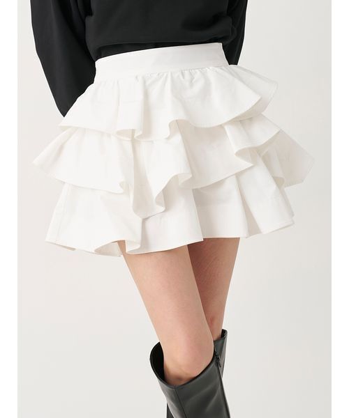SNIDEL（スナイデル） パンツ フリルミニスカショーパン レディース