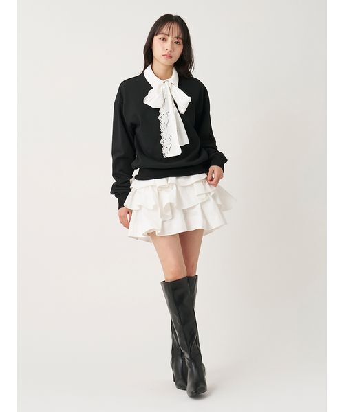 SNIDEL（スナイデル） パンツ フリルミニスカショーパン レディース