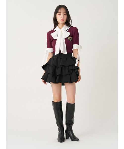 SNIDEL（スナイデル） パンツ フリルミニスカショーパン レディース