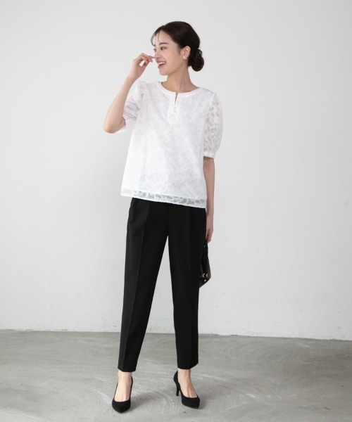 「M.deux」 パンツ MEDIUM オフホワイト レディース_画像4