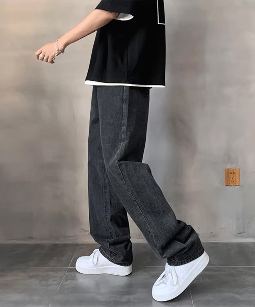 「ARCADE」 デニムパンツ L ブラック メンズ_画像6