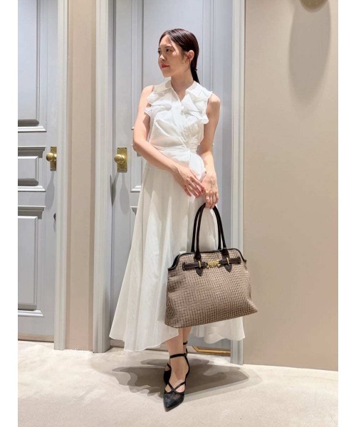 LILY BROWN ラッフルフリルペプラムシャツワンピース LILY BROWN（リリーブラウン） ワンピース ラッフルフリルペプラム