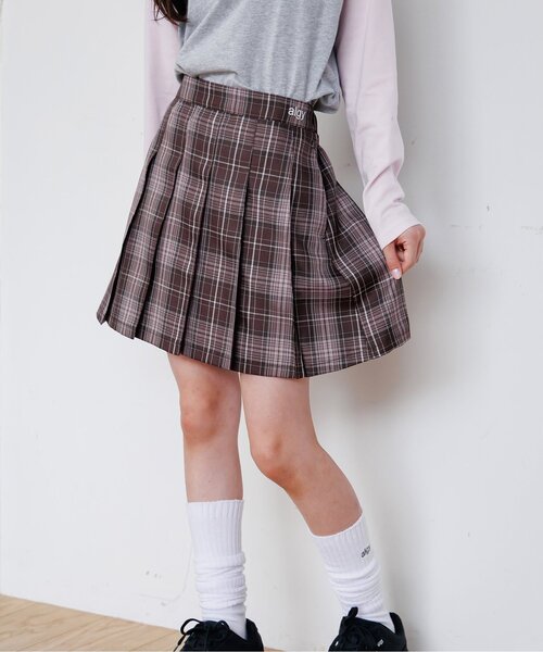 BOBO CHOSES（ボボショーズ） スカート Color Block pleated woven