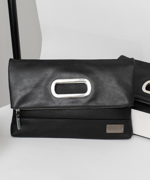 DEVICE クラッチバッグ SHADE 合皮 2way ショルダーバッグ