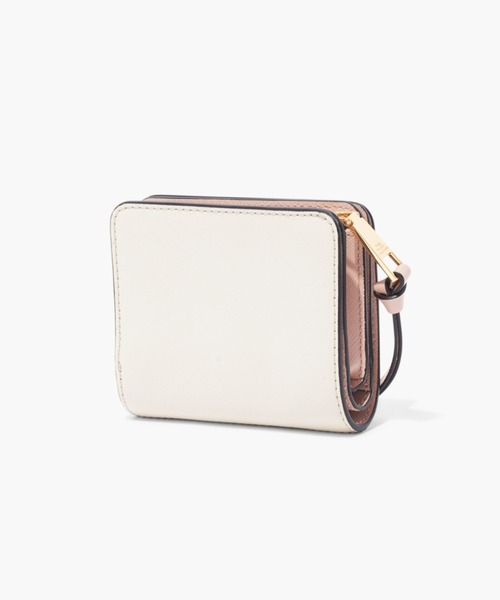 【美品】MARCJACOBS SNAPSHOTMINI ミニ財布 バイカラー THE SNAPSHOT MINI TRIFOLD/ザ スナップショット ミニ トライ