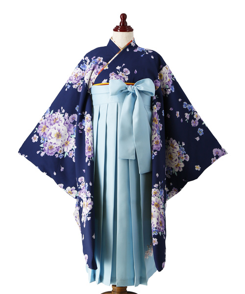 着物 簡単着付けの刺繍入り袴セット キッズ 子供 女の子 【公式通販】