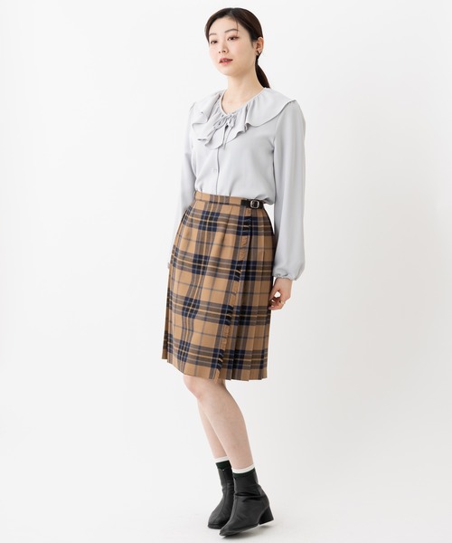 【美品】O'NEIL OF DUBLIN/ミドル丈キルトスカート/ O'NEIL of DUBLIN スカート O'Neil Dublin ひざ丈 100