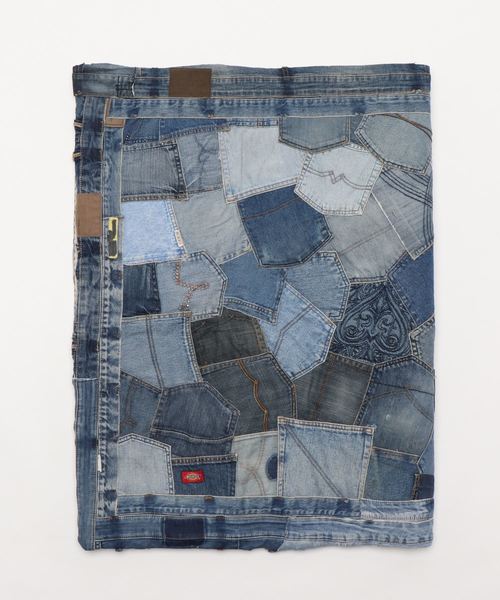 ラグ ラグマット 「75」JEANS　BACK　STYLE　CENTER　RUG（90×140）