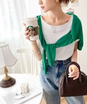 tシャツ 半袖 綿100%、夏もさらり滑らか。...の詳細画像2