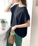tシャツ 半袖 綿100%、夏もさらり滑らか。...の詳細画像4