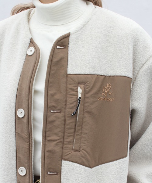 GRAMICCI（グラミチ） アウター ボアフリースロングコート BOA FLEECE