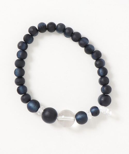 岩座 IWAKURA ブレスレット 「岩座」藍檜 勝色勾玉ブレスレット