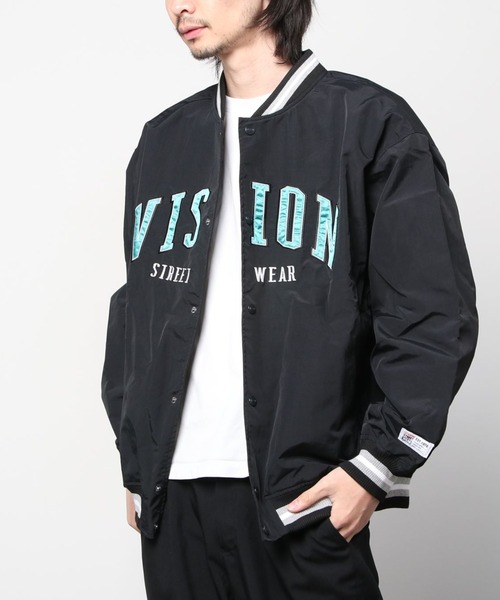 VISION STREET WEAR スタジャン WEARナイロンワッペンスタジャン 