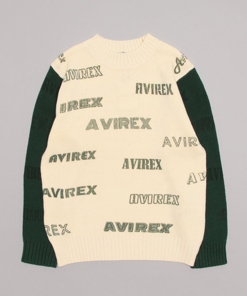 AVIREX（アヴィレックス）のロゴニット　レディース AVIREX ニット セーター LOGO KNIT/ ロゴニット レディース