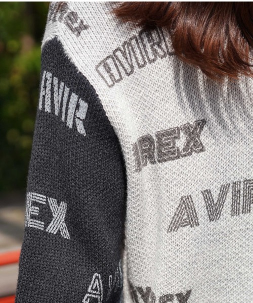AVIREX ニット セーター LOGO KNIT/ ロゴニット レディース