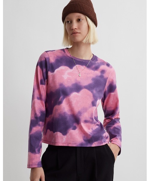 tシャツ Cloudscape LS Top レディース