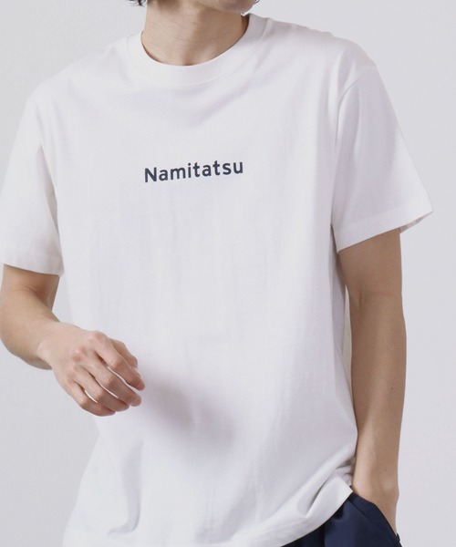 波達 tシャツ 波達(NAMITATSU) オーガニックコットン プリント T