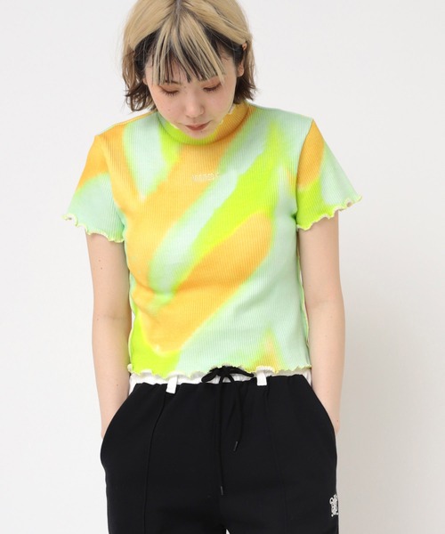 tシャツ M2106 タイダイリブミニＴ レディース