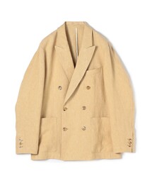 ジャケット テーラードジャケット CABaN アイリッシュリネン ダブルブレストジャケット メンズ｜ZOZOTOWN Yahoo!店