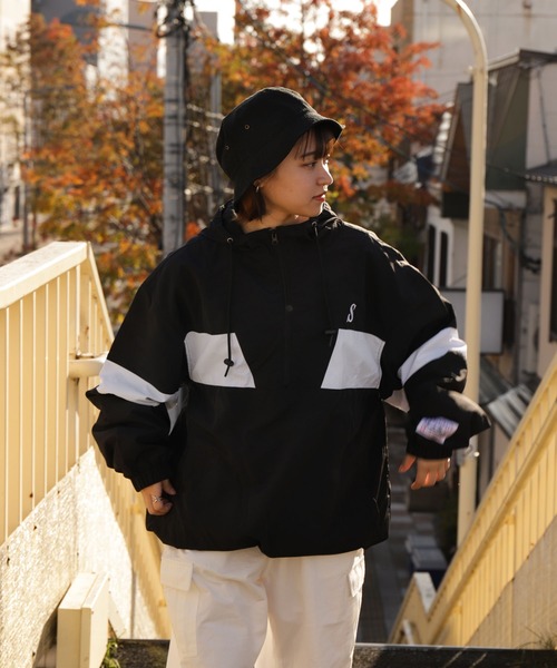 ナイロンジャケット VISION STREET WEAR/ビジョンストリートウェア】2WAYスケーター