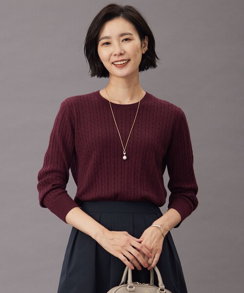 ニット セーター 「洗える」KNIT BASIC クルーネック ニット レディース ニット セーター 「洗える」KNIT BASIC クルーネック レディース