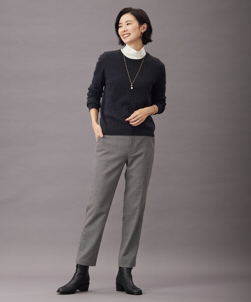 【洗える】KNIT BASIC クルーネック ニット ニット セーター 「洗える」KNIT BASIC クルーネック レディース