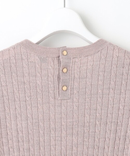 ニット セーター 「洗える」KNIT BASIC クルーネック レディース