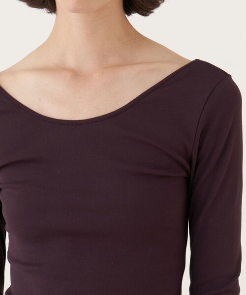 tシャツ ベーシックサーキュラーリブ ラウンドネックプルオーバー レディース DES PRES tシャツ ベーシックサーキュラーリブ ラウンドネック