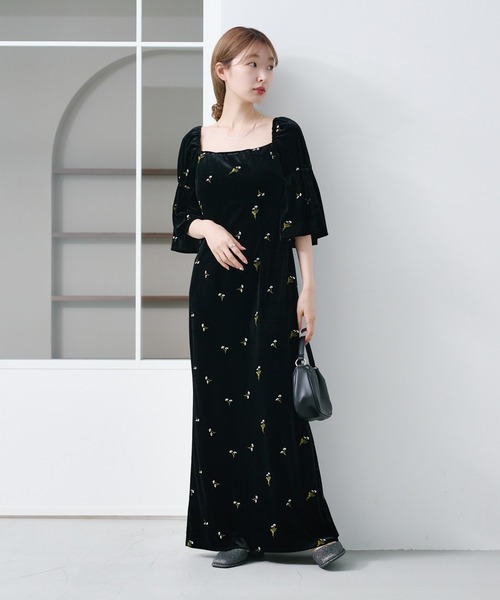 Kastane パンプス 「5色展開」スクエアストラップパンプス