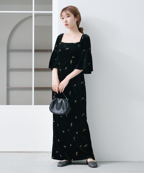 Kastane パンプス 「5色展開」スクエアストラップパンプス