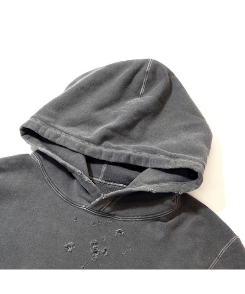 キズ　DAMAGE　パーカー TMT パーカー SHOT GUN DAMAGE HOODIE メンズ : ZOZOTOWN Yahoo