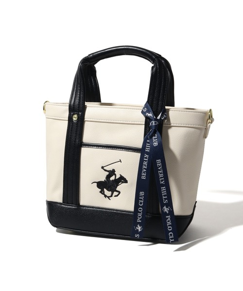 【美品】ポロクラブ トートバッグ BEVERLY HILLS POLO CLUB ビバリーヒルズポロクラブ TOTE BAG