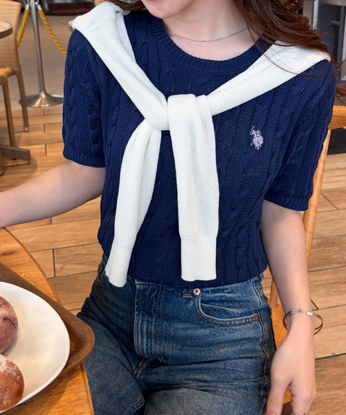 U.S. POLO ASSN.（ユーエスポロアッスン） ニット セーター RANAN